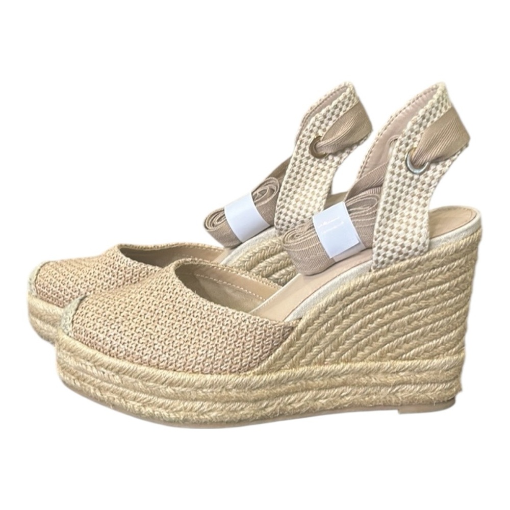The Drop Women's Zuki Wedge Espadrille Sandals Tan Size 8 - Picture 14 of 14